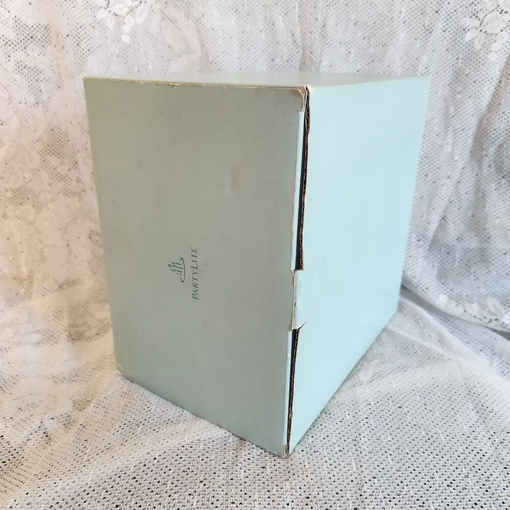 PartyLite Sidewalk Cafe Pedestal 3 Wick Candle Holder HB2504